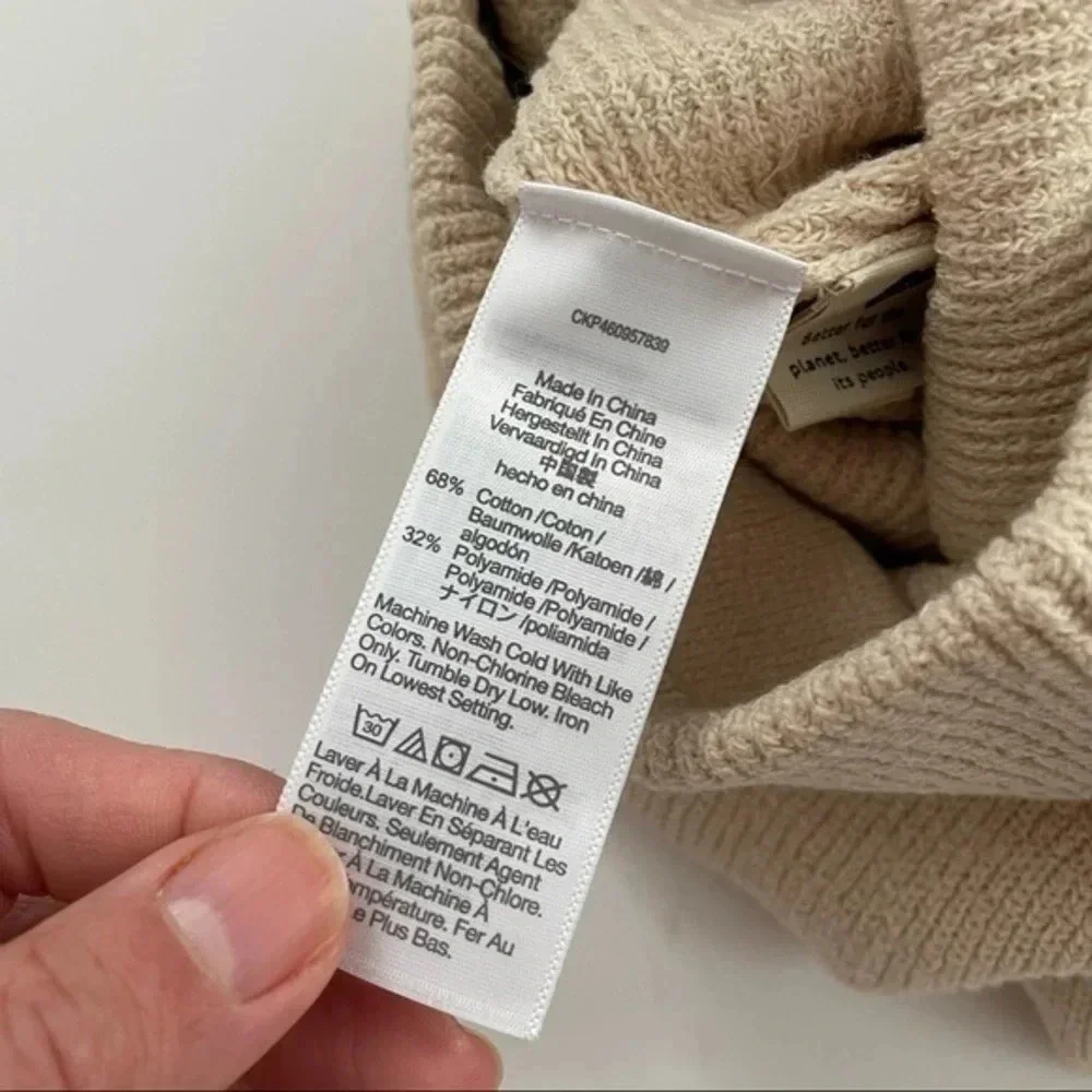 New Damaged Madewell Birchmoor Midi Sweater Skirt
